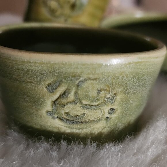 Charming Handmade Pottery Ducky Set - Picture 4 of 11